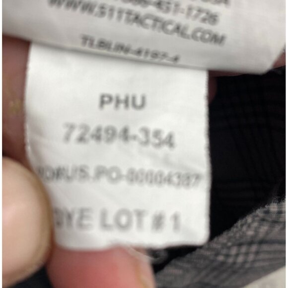 5.11 Tactical Men's Shirt XL Plaid Button-Up Long Sleeve - Picture 7 of 16